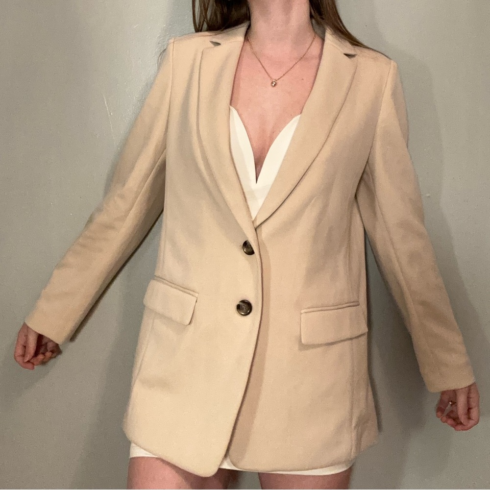 Ann Taylor Cream Blazer.